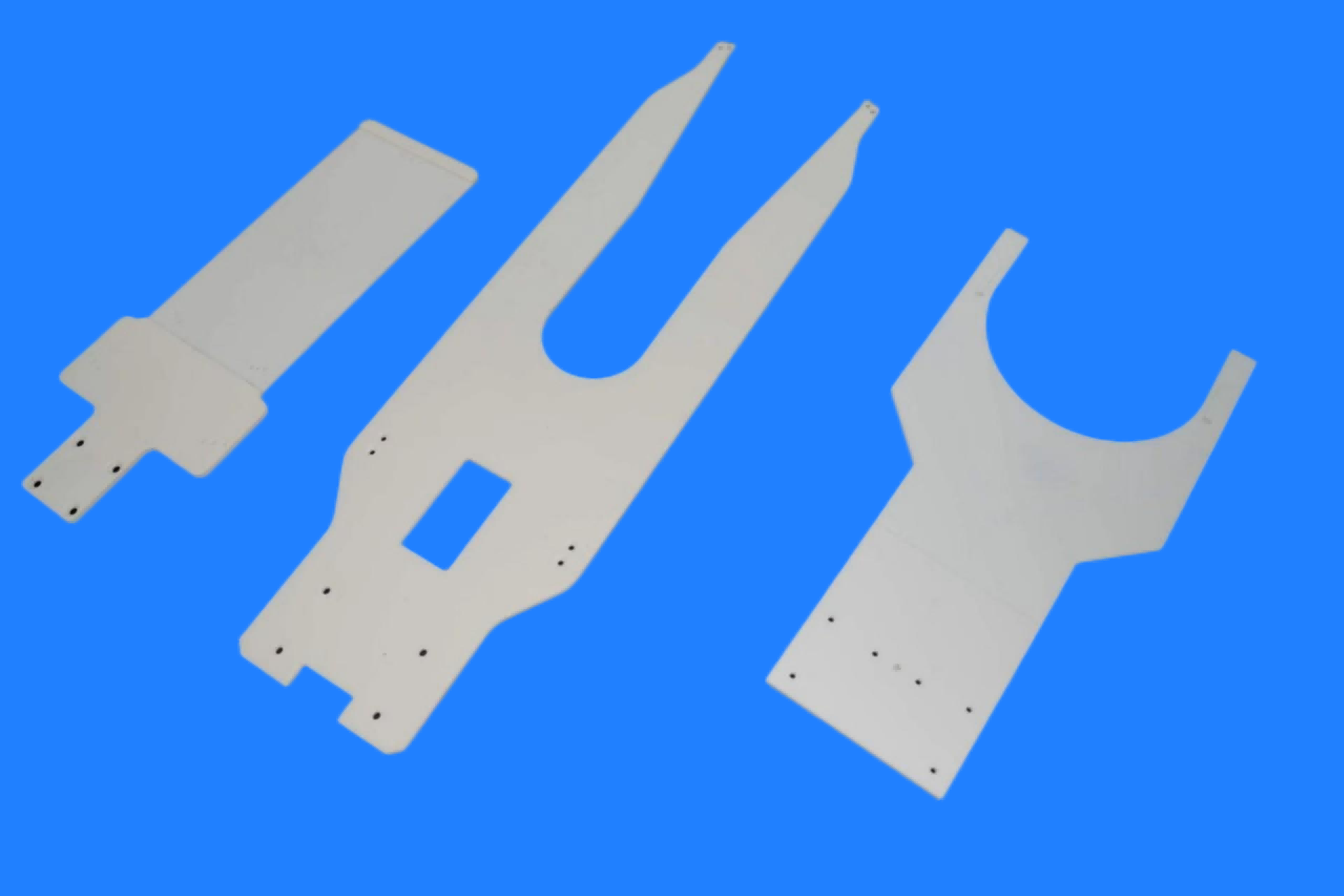 Brazo robótico de oblea de cerámica Al2O3 ZrO2 para semiconductores