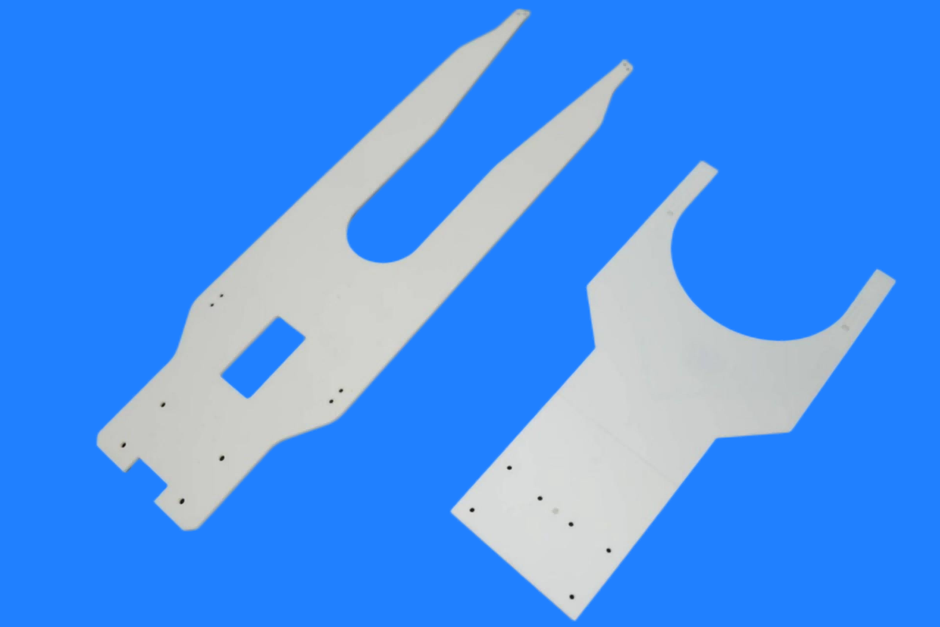 Brazo robótico de oblea de cerámica Al2O3 ZrO2 para semiconductores