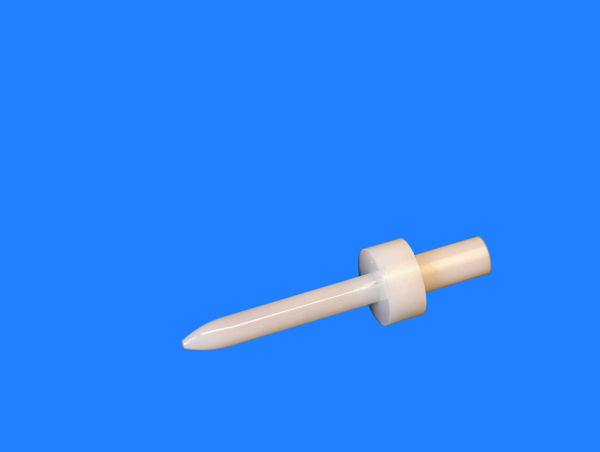 Pin cerámico blanco no magnético para electrónica y semiconductores